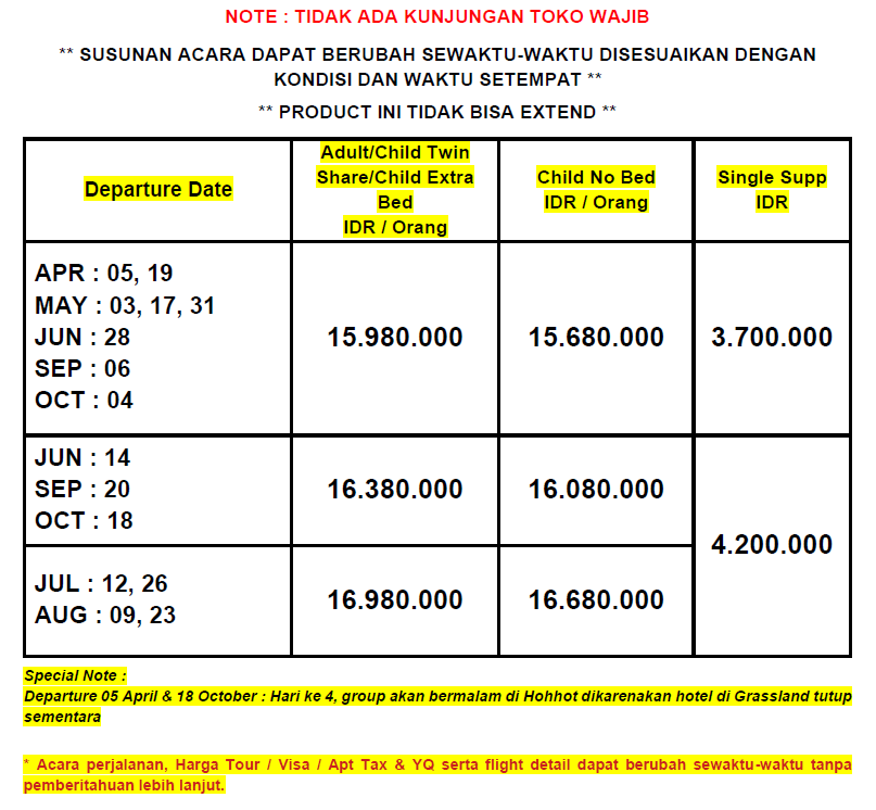 HARGA INNER MONGOL